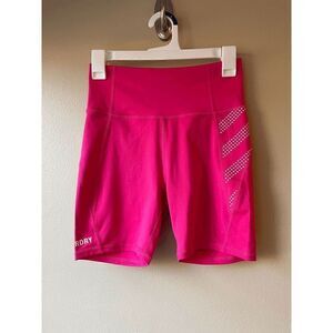 Superdry Core Sinch Tight Short in Pink Size 6